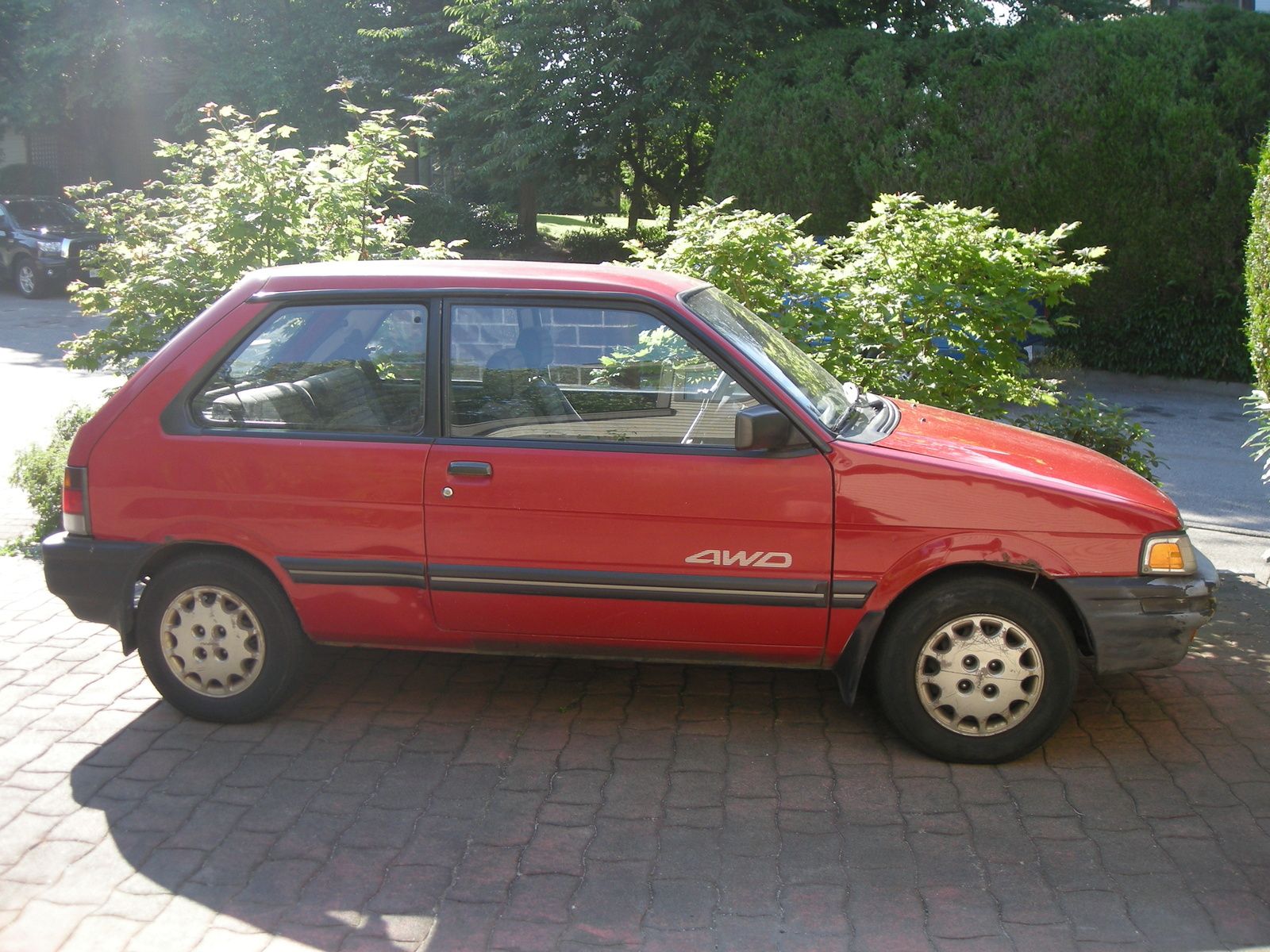 1991 Subaru Justy 3 Dr GL 0 60 Times Top Speed Specs Quarter Mile